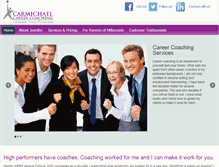 Tablet Screenshot of carmichaelcareercoaching.com